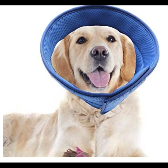 Dog soft recovery collar neck surgery cone breathable adjustable large surgery - Picture 1 of 7